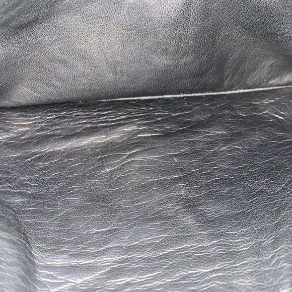 Authentic Pre-Owned Balenciaga Shearling Logo Pouch - Picture 4 of 16